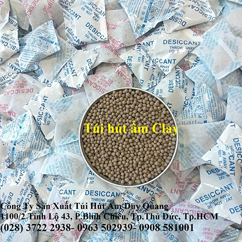 Túi hút ẩm Clay - Hạt Chống Ẩm Duy Quang - Công Ty TNHH Kỹ Thuật Duy Quang